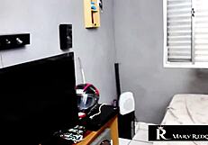 Latina milf gapes ass from deep anal fingering rimjob and monster cock theft