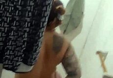 After shower flash i bend over on all fours giving my tight asshole for his rough pounding