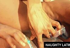 Young milf nurse takes two big black monster cocks in naughty threesome hardcore doggystyle