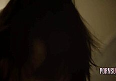 latina milf seduces petite busty stepsis with creampie in taboo bedroom encounter