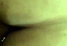 Pounding Chubby Girlfriend Ass Filling Her Creampie Hard