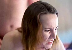 Hot Skinny Brunette Wife Creampied Doggystyle By Neighbor On Bed