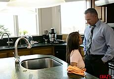 Jill Kassidy Swallows Stepdad Dick Seduces Naive Guy