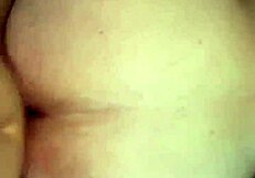 Pounding Chubby Girlfriend Ass Filling Her Creampie Hard