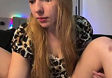 After shower I finger masturbate my tight shaved wet pussy to orgasm