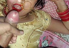 Most Beautiful Married Bhabhi Gives Stunning Blowjob