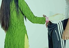 Desi bhabhi gets her chut licked sucked in quick horny fuck with clear audio