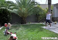 wanna see charlotte sins kenna james stepsister football fucks?