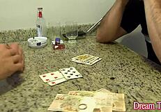 blonde tranny carol penelope sucks and fucks two hard cocks