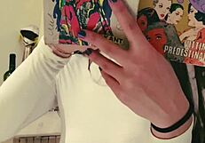 Girlfriend's secret thrill no bra slips out at wild italian party voyeur gaze