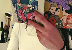 Girlfriend's secret thrill no bra slips out at wild italian party voyeur gaze