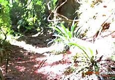 ebony roommates' ice breaks into clit-grinding lesbian threesome frenzy