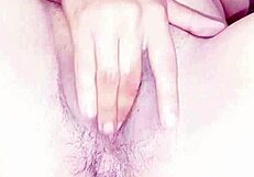 Petite latina milf fingers tight vagina creampie orgasm pov