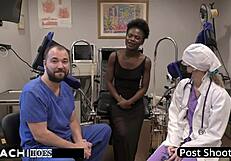 Freshman Endures Mandatory Hitachi Vibrator Orgasm from Tampa Doctor Rina Arem