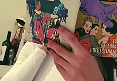 Girlfriend's secret thrill no bra slips out at wild italian party voyeur gaze