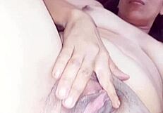 Petite latina milf fingers tight vagina creampie orgasm pov