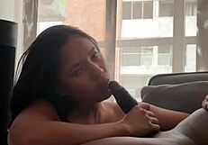 Stepdad's monster cock stretches my tight 18+ mouth so good - amateur couple Nysdel