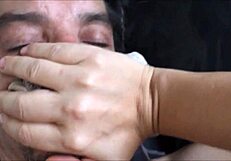 wanna see her sexy satin corset ripped off for rough doggy pov blowjob?