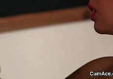 Hey this flirty fuck doll takes bukkake blowbang facial and swallows every jizz load 😍💦