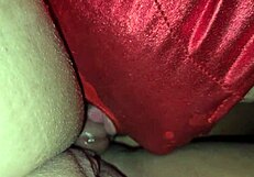 Hubby licks wife's pussy as thick 18yo cock pounds her raw!