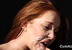 Hey this flirty fuck doll takes bukkake blowbang facial and swallows every jizz load 😍💦