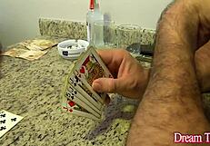 blonde tranny carol penelope sucks and fucks two hard cocks