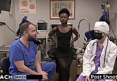 Freshman Endures Mandatory Hitachi Vibrator Orgasm from Tampa Doctor Rina Arem