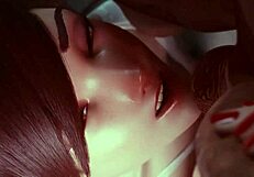 tracer drops to knees for massive 3d hentai cock sucking