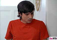 petite blonde teen gives stepbro quick deepthroat bj then enjoys hardcore fuck with stepsis