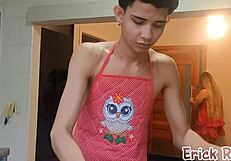 Caught Spying on Stepmom's Huge Ass She Punishes Me with Anal