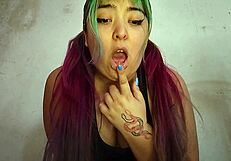 Sniff Yoga Pants Jerk Small Dick!