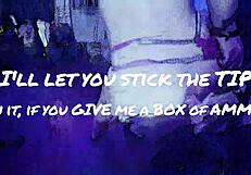 sexy latina slut bends over big black cock at rv park for rough pounding