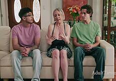 Step Moms Drain Gang: Dee Williams Milks Diego and Parker