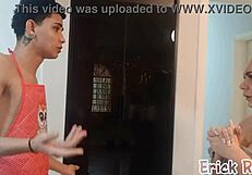 Caught Spying on Stepmom's Huge Ass She Punishes Me with Anal