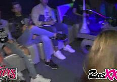 khesa ortega and soraya wells get FUCKED PUBLIC at xtarsparty!!