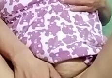 Hubby Jerks Wife's Dripping Hairy Beaver Till She Cums Hard!