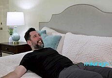 British babysitter aches desperately for shy husband's rough touch