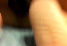 wife's shaved pussy grips big cock before massive cumshot blast