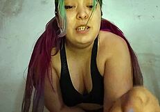 Sniff Yoga Pants Jerk Small Dick!