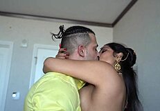 Does Maya’s perfumed pussy make her arab aunt orgasm on honeymoon webcam?