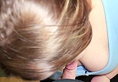 Hard Penetration Fills Plump Student's Tight Pussy Big Ass Tits