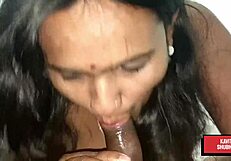 couple shares armpit kisses and spits condom on cock before dirty bedroom fuck with natural tits