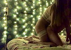 Mistress rims boyfriend ass to powerful orgasm doggystyle