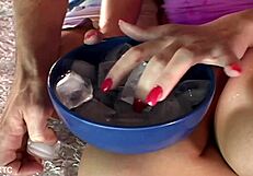 Ever wonder what this big-titted blonde babe reveals in her naughty casting intro?