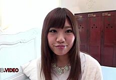 Chisa's Shaved Pussy Fucked Hardcore During Intense Blowjob Action