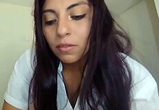 hey sexy nurse in mexico hospital, suck my huge dick with those big juicy tits