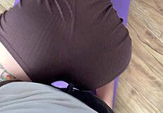 Yoga Babe Bent Over and Penetrated Deep in Steamy POV Quickie