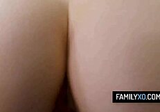 blonde stepdaughter flashes her sweet tits teasing stepdad evie christian