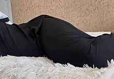 arab teen without panties shows off wet pussy for hardcore fun