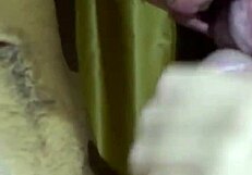 Petite Blonde Stepsister Begs No Creampie During Secret Doggystyle Pussy Rub